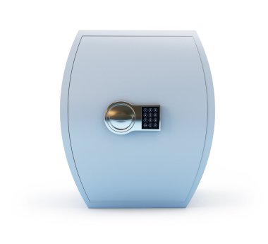 Beyaz bir arka planda kalın kasa