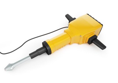 Beyaz bir arka plan üzerinde kırıcı