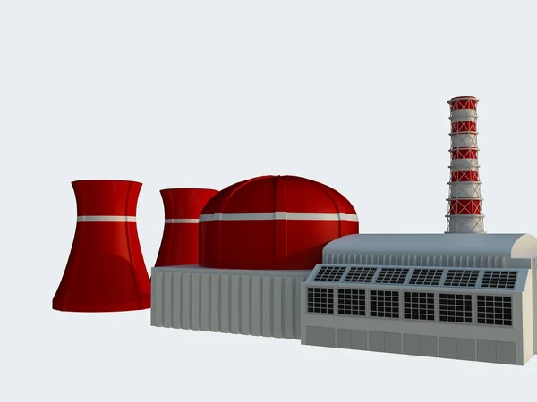 Nuclear power station — Stock Photo, Image