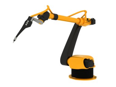 Endüstriyel robot kol izole