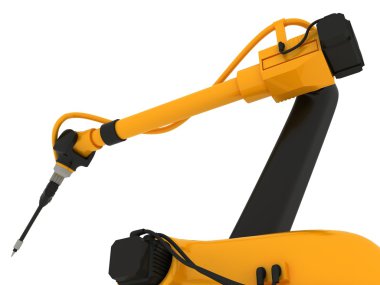 Endüstriyel robot kol izole