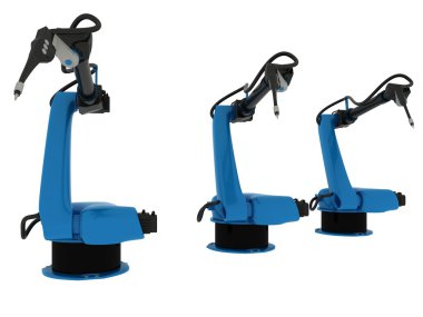 Endüstriyel robot kol izole