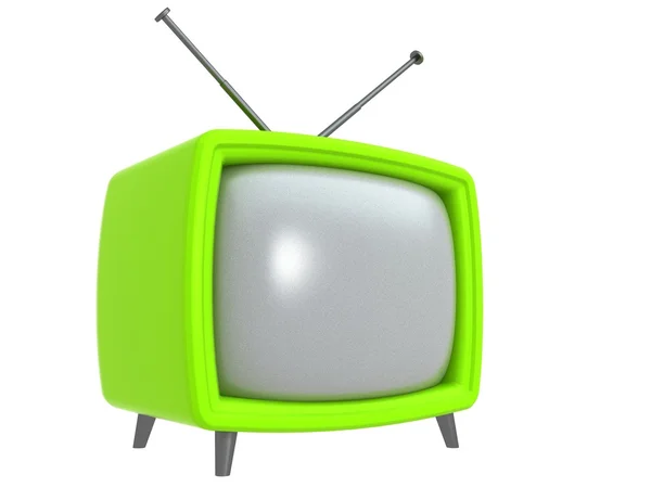 Retro TV Set. Isolated — Stock Photo, Image
