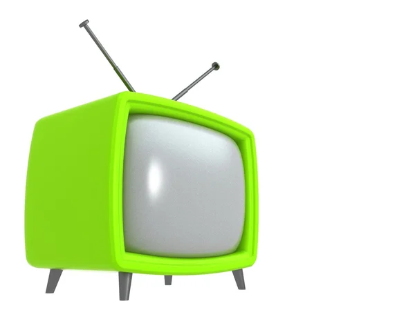 Retro TV Set. Isolated — Stock Photo, Image