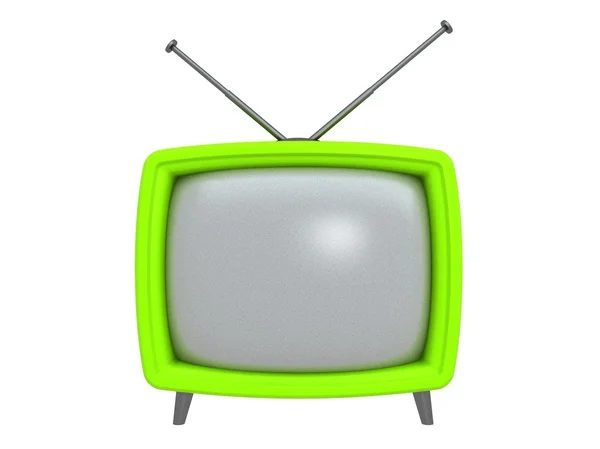 Retro TV Set. Isolated — Stock Photo, Image