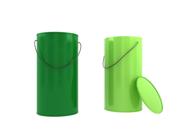 Зеленые трубы — стоковое фото