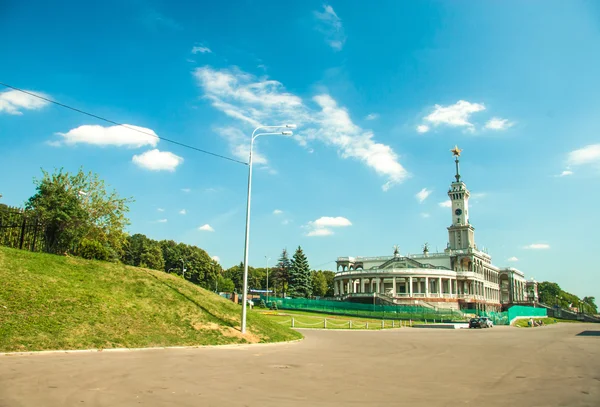 Річка північ термінал в Москві — стокове фото