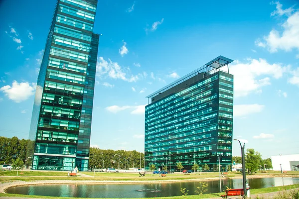 Cityscape office buildings — Stock Photo, Image