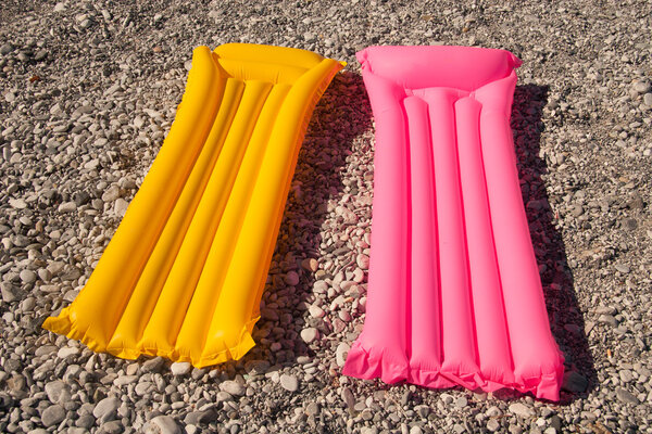 Two color Floating air mattresses