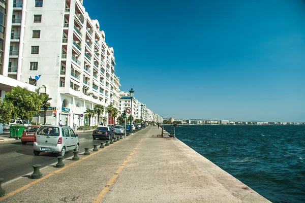 Main view on Thessaloniki embankment — Stock Photo, Image