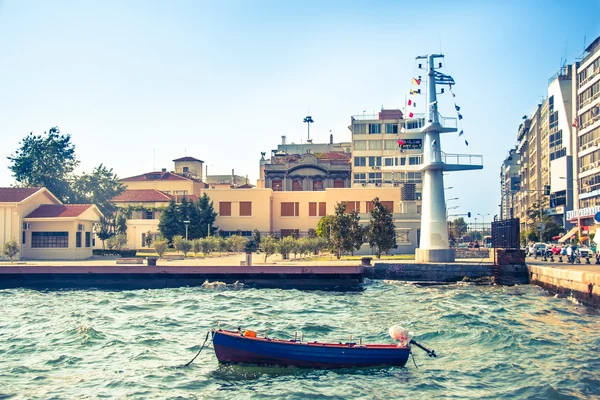 Main view on Thessaloniki embankment — Stock Photo, Image