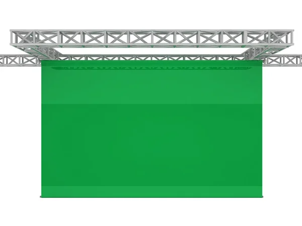 Tela de projeção de cinema verde - Computer Art Series — Fotografia de Stock