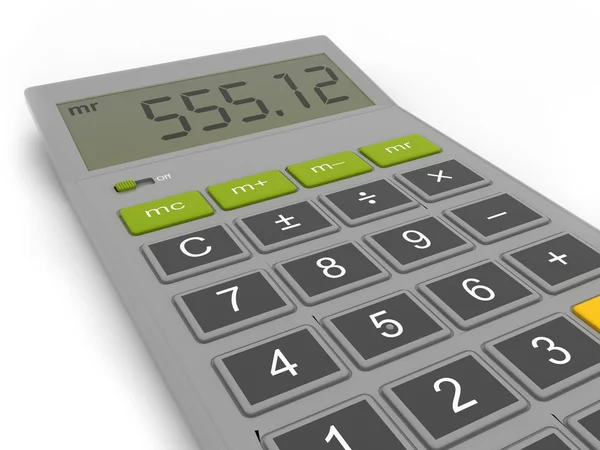 Nowoczesny kalkulator biurkowy — Zdjęcie stockowe