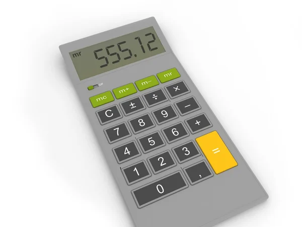 Moderní stolní kalkulačka — Stock fotografie