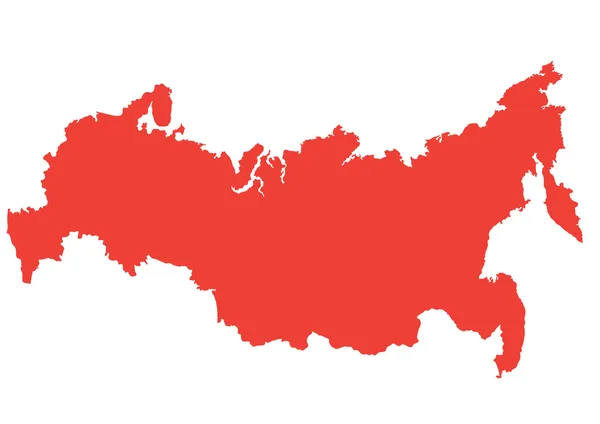 Wektor Mapa Rosji — Wektor stockowy