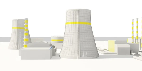 Nuclear Power Station — Stock Photo, Image