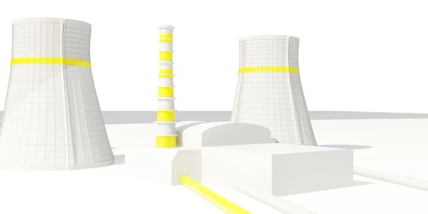 Nuclear Power Station — Stock Photo, Image