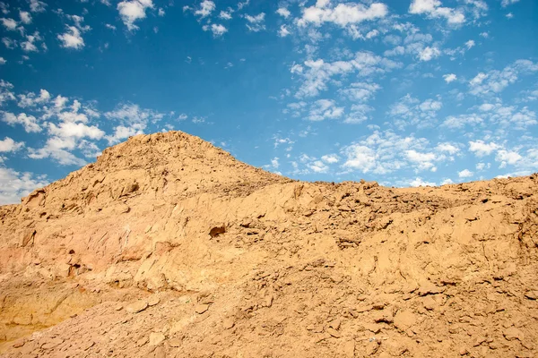 Duinen en rotsen, Saharawoestijn — Stockfoto