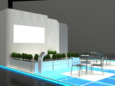 Sergi Stand iç / dış örnek