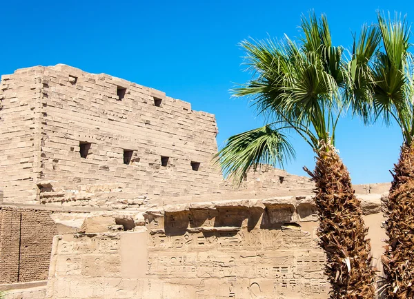 Karnaks tempel, Egypten - Yttre element — Stockfoto