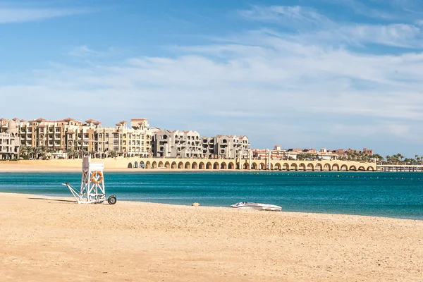 Línea costera del Mar Rojo cerca de Hurhada — Foto de Stock