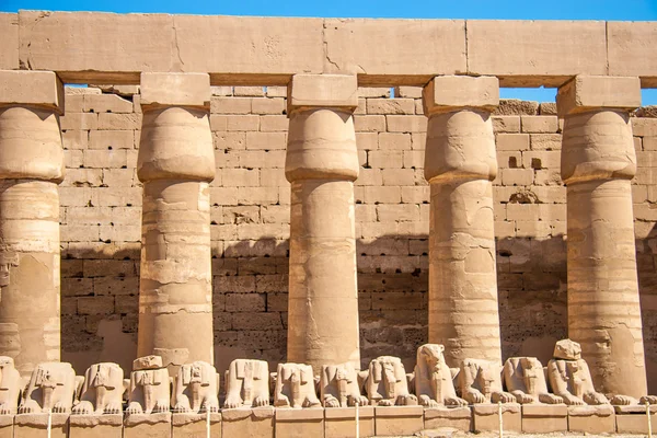 Templo de Karnak, Egito - Elementos exteriores — Fotografia de Stock