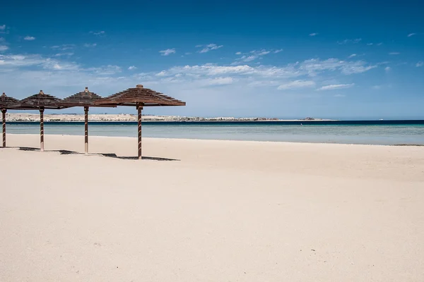 Línea costera del Mar Rojo cerca de Hurhada — Foto de Stock