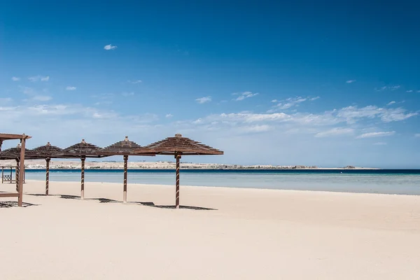 Línea costera del Mar Rojo cerca de Hurhada — Foto de Stock