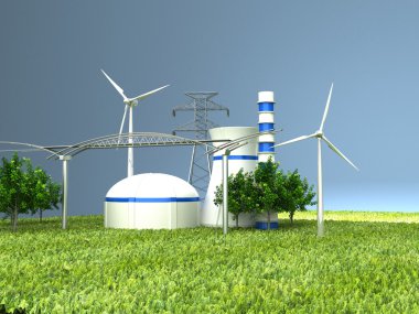 Yeşil dünya üzerindeki enerji kaynakları