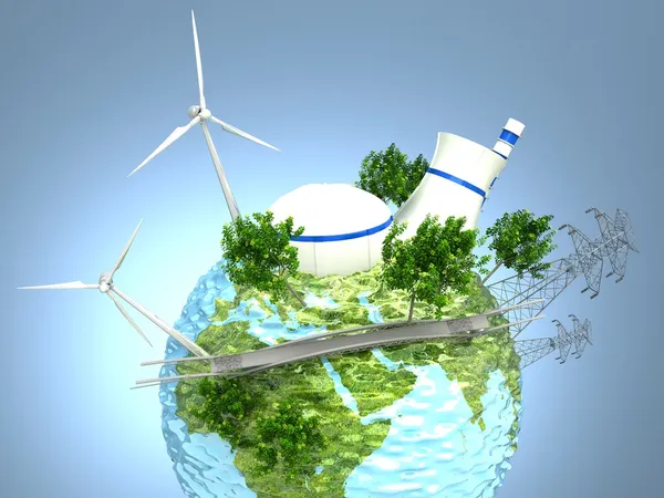 Yeşil dünya üzerindeki enerji kaynakları