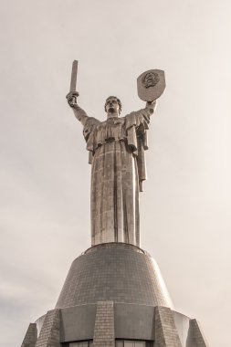 Monument van het moederland, kiev, Oekraïneanıt vatan, kiev, Ukrayna