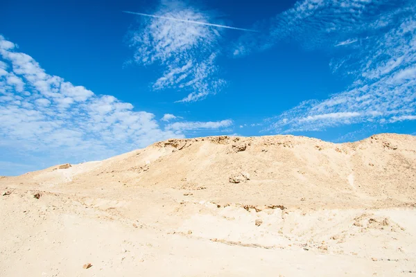 Sand dunes and rocks, Sahara Desert — Stock Photo, Image