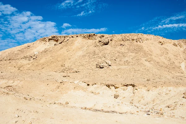 Sand dunes and rocks, Sahara Desert — Stock Photo, Image