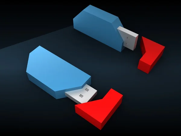 USB Flash Drive — стоковое фото