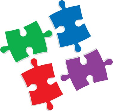 vektör çizim puzzle