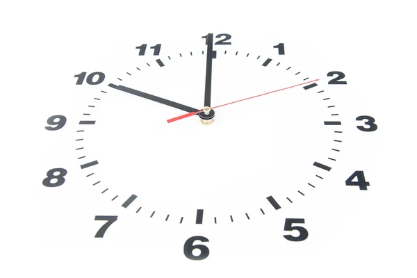 Dial do relógio isolado no fundo branco — Fotografia de Stock
