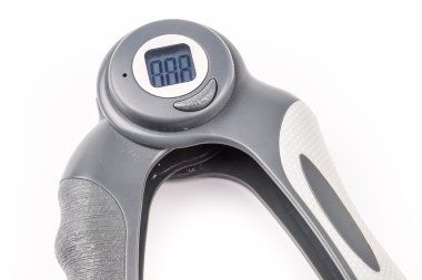 El Kavrayıcı beyaz arkaplanda izole edildi