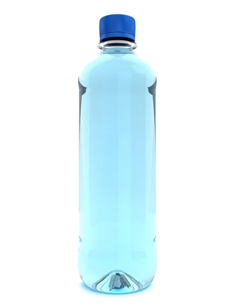 Bottles of water isolated on white background — Stock Photo, Image