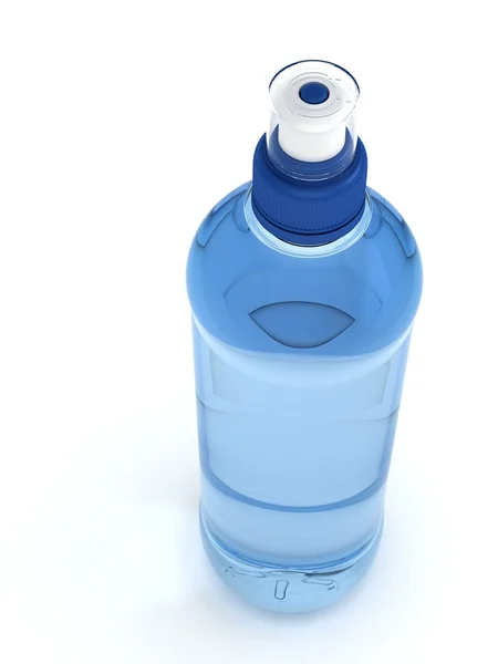 Bottles of water isolated on white background — Stock Photo, Image