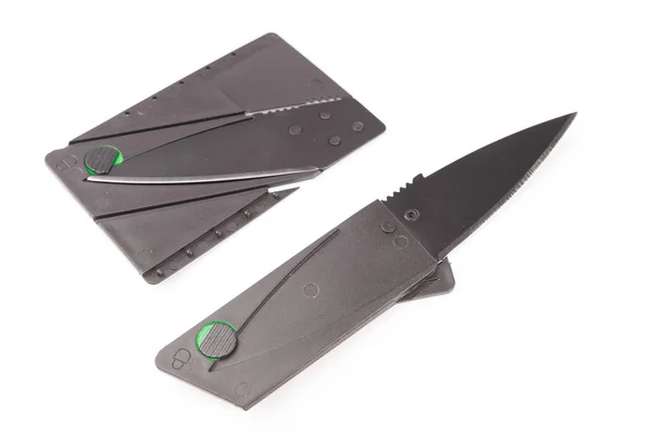 Folding knife isolated on white background — Stock Photo, Image