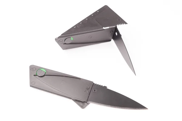 Folding knife isolated on white background — Stock Photo, Image