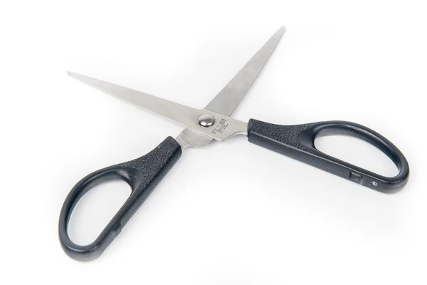 Metal scissors isolated on white background — Stock Photo, Image