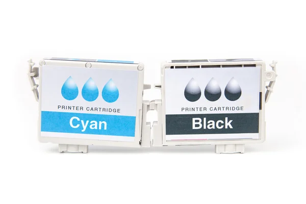 Cartridges for colour inkjet printer — Stock Photo, Image