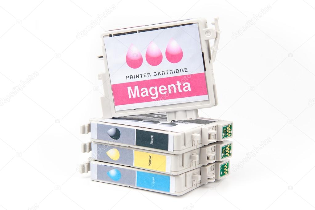 Cartridges for colour inkjet printer