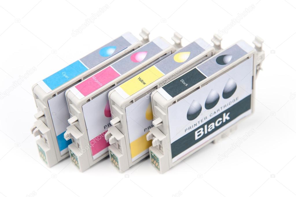 Cartridges for colour inkjet printer