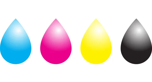 カラー cmyk アイコンを設定 — ストックベクタ