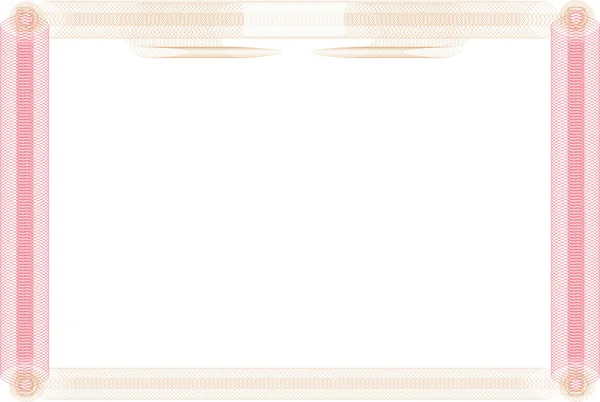 Certificate template — Stock Vector