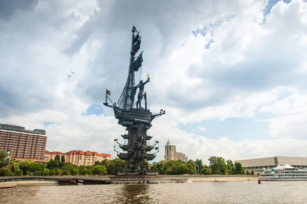 モスクワのピーター第 1 記念碑 — ストック写真