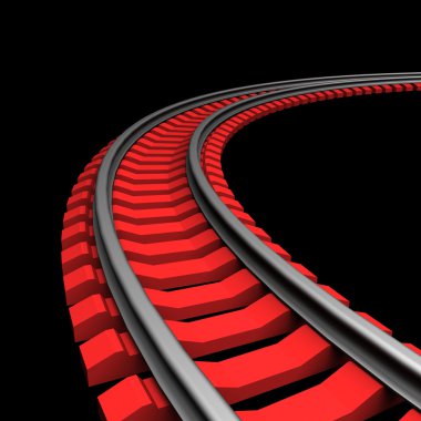 Tek eğri tren yolu