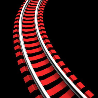 Tek eğri tren yolu